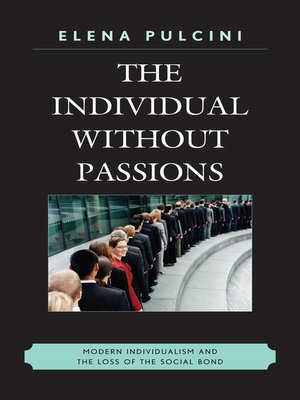cover image of The Individual without Passions